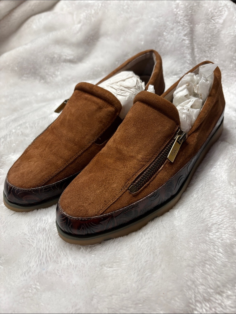 Donald J. Pliner Suede Loafers